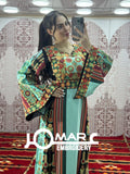 Majdalawi Palestinian thobe Tatreez Embroidered Traditional Palestinian Arabic Dress