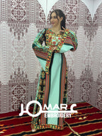 Majdalawi Palestinian thobe Tatreez Embroidered Traditional Palestinian Arabic Dress