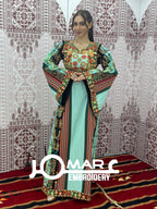 Majdalawi Palestinian thobe Tatreez Embroidered Traditional Palestinian Arabic Dress