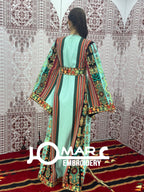 Majdalawi Palestinian thobe Tatreez Embroidered Traditional Palestinian Arabic Dress