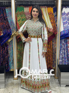 Malacca Embroidery Delicate with Stone Embroidery Thobe