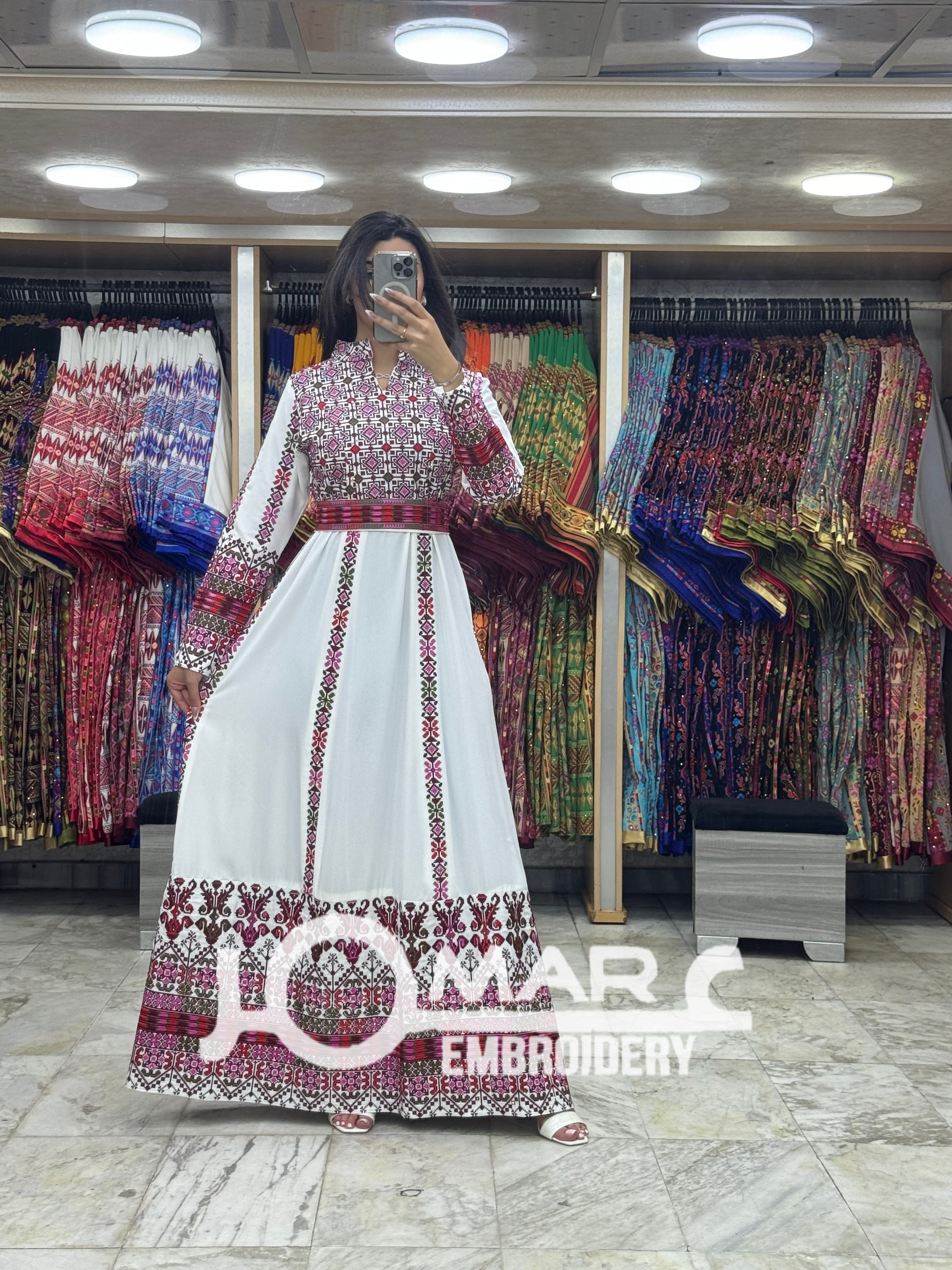 Malacca Embroidery Delicate with Stone Embroidery Thobe