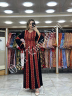 Palestinian thobe Tatreez Embroidered Traditional Palestinian Arabic Dress