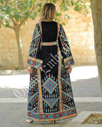 Palestinian thobe Vlevet Tatreez Embroidered Traditional Palestinian Arabic Dress