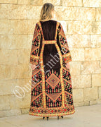 Palestinian thobe Vlevet Tatreez Embroidered Traditional Palestinian Arabic Dress ث
