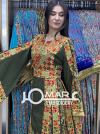 Palestinian thobe Tatreez Embroidered Traditional Palestinian Arabic Dress
