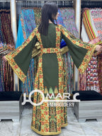 Palestinian thobe Tatreez Embroidered Traditional Palestinian Arabic Dress