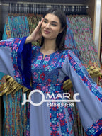 Palestinian thobe Tatreez Embroidered Traditional Palestinian Arabic Dress