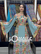 Palestinian thobe Tatreez Embroidered Traditional Palestinian Arabic Dress