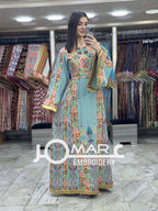 Palestinian thobe Tatreez Embroidered Traditional Palestinian Arabic Dress