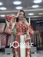Palestinian thobe Tatreez Embroidered Traditional Palestinian Arabic Dress