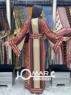 Palestinian thobe Tatreez Embroidered Traditional Palestinian Arabic Dress