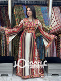 Palestinian thobe Tatreez Embroidered Traditional Palestinian Arabic Dress
