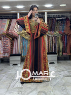 Palestinian thobe Tatreez Embroidered Traditional Palestinian Arabic Dress