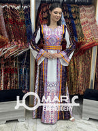 Palestinian thobe Tatreez Embroidered Traditional Palestinian Arabic Dress