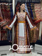 Palestinian thobe Tatreez Embroidered Traditional Palestinian Arabic Dress