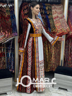 Palestinian thobe Tatreez Embroidered Traditional Palestinian Arabic Dress