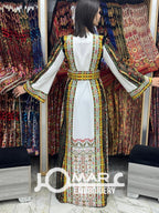 Palestinian thobe Tatreez Embroidered Traditional Palestinian Arabic Dress