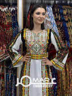 Palestinian thobe Tatreez Embroidered Traditional Palestinian Arabic Dress