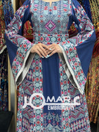 Malacca Embroidery Delicate with Stone Embroidery Thobe