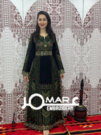 Palestinian thobe Tatreez Embroidered Traditional Palestinian Arabic Dress