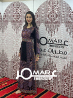 Palestinian thobe Tatreez Embroidered Traditional Palestinian Arabic Dress