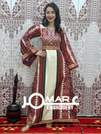 Majdalawi Palestinian thobe Tatreez Embroidered Traditional Palestinian Arabic Dress