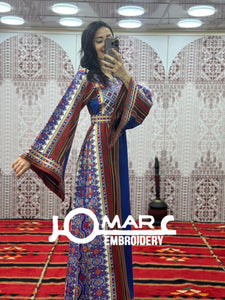 Majdalawi Palestinian thobe Tatreez Embroidered Traditional Palestinian Arabic Dress