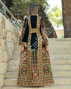 Palestinian thobe Vlevet Tatreez Embroidered Traditional Palestinian Arabic Dress ث