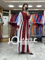 Palestinian thobe Tatreez Embroidered Traditional Palestinian Arabic Dress
