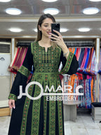Palestinian thobe Tatreez Embroidered Traditional Palestinian Arabic Dress