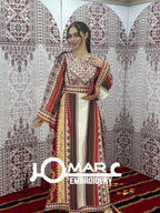 Majdalawi Palestinian thobe Tatreez Embroidered Traditional Palestinian Arabic Dress