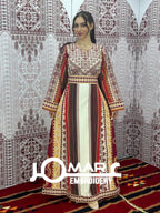 Majdalawi Palestinian thobe Tatreez Embroidered Traditional Palestinian Arabic Dress