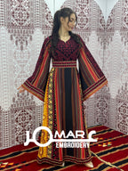 Majdalawi Palestinian thobe Tatreez Embroidered Traditional Palestinian Arabic Dress
