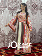 Majdalawi Palestinian thobe Tatreez Embroidered Traditional Palestinian Arabic Dress