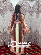 Majdalawi Palestinian thobe Tatreez Embroidered Traditional Palestinian Arabic Dress