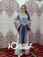 Majdalawi Palestinian thobe Tatreez Embroidered Traditional Palestinian Arabic Dress