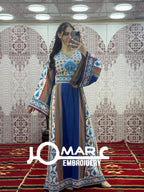 Majdalawi Palestinian thobe Tatreez Embroidered Traditional Palestinian Arabic Dress