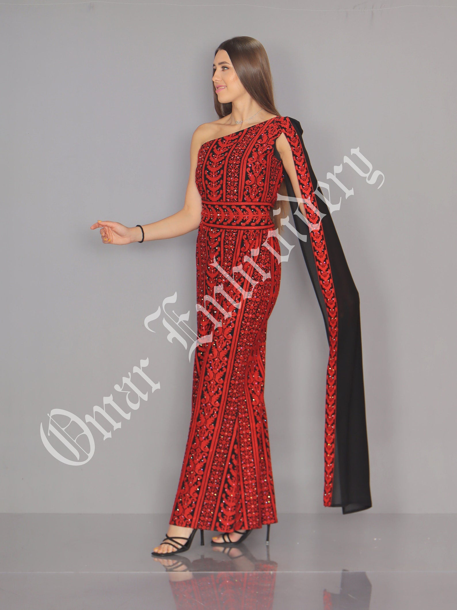 Embroidered Thobe Abaya Traditional Palestinian Thob Dress all Sizes
