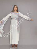 Embroidered Thobe Abaya Traditional Palestinian Abaya Arabic Dress all Sizes
