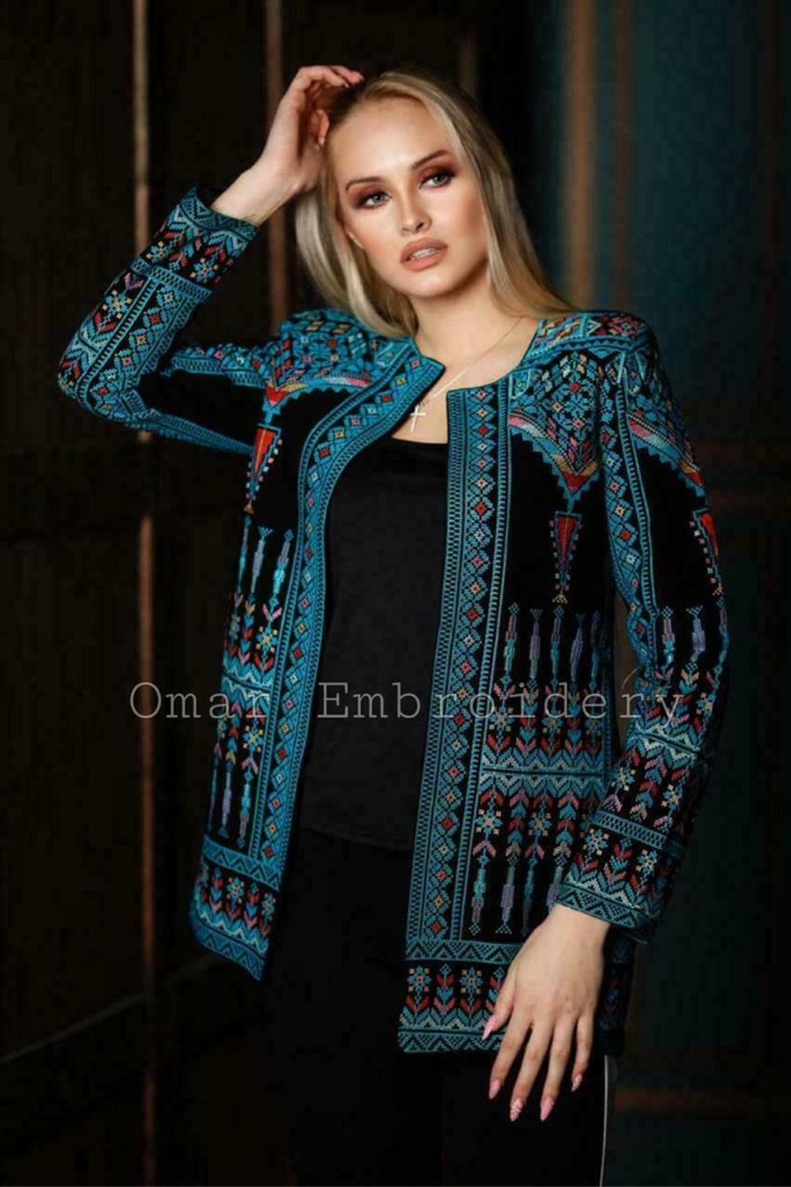 Embroidered Jordanian Palestinian jacket