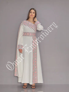 Embroidered Thobe Abaya Traditional Palestinian Abaya Arabic Dress all Sizes