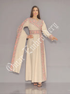 Embroidered Thobe Abaya Traditional Palestinian Abaya Arabic Dress all Sizes