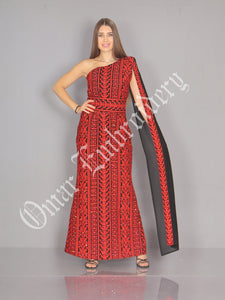 Embroidered Thobe Abaya Traditional Palestinian Thob Dress all Sizes