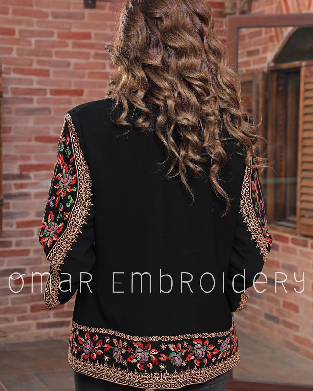 Embroidered new jacket Jordanian Palestinian Dress Blazer jacket