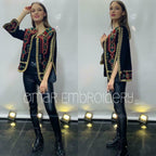 Embroidered new jacket Jordanian Palestinian Dress jacket Blazer Embroidered